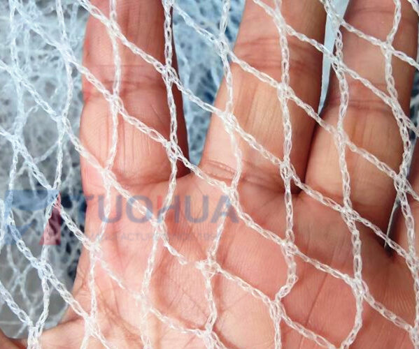 Flexible plastic fiber woven bird protection netting - for vineyards and orchards (4)